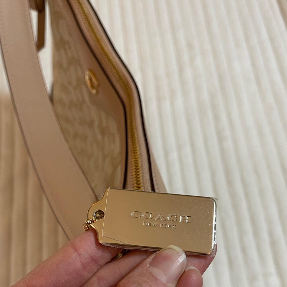 LIKE NEW | Coach | Ivie Hobo Bag - Signature Khaki - Picture 10 of 17